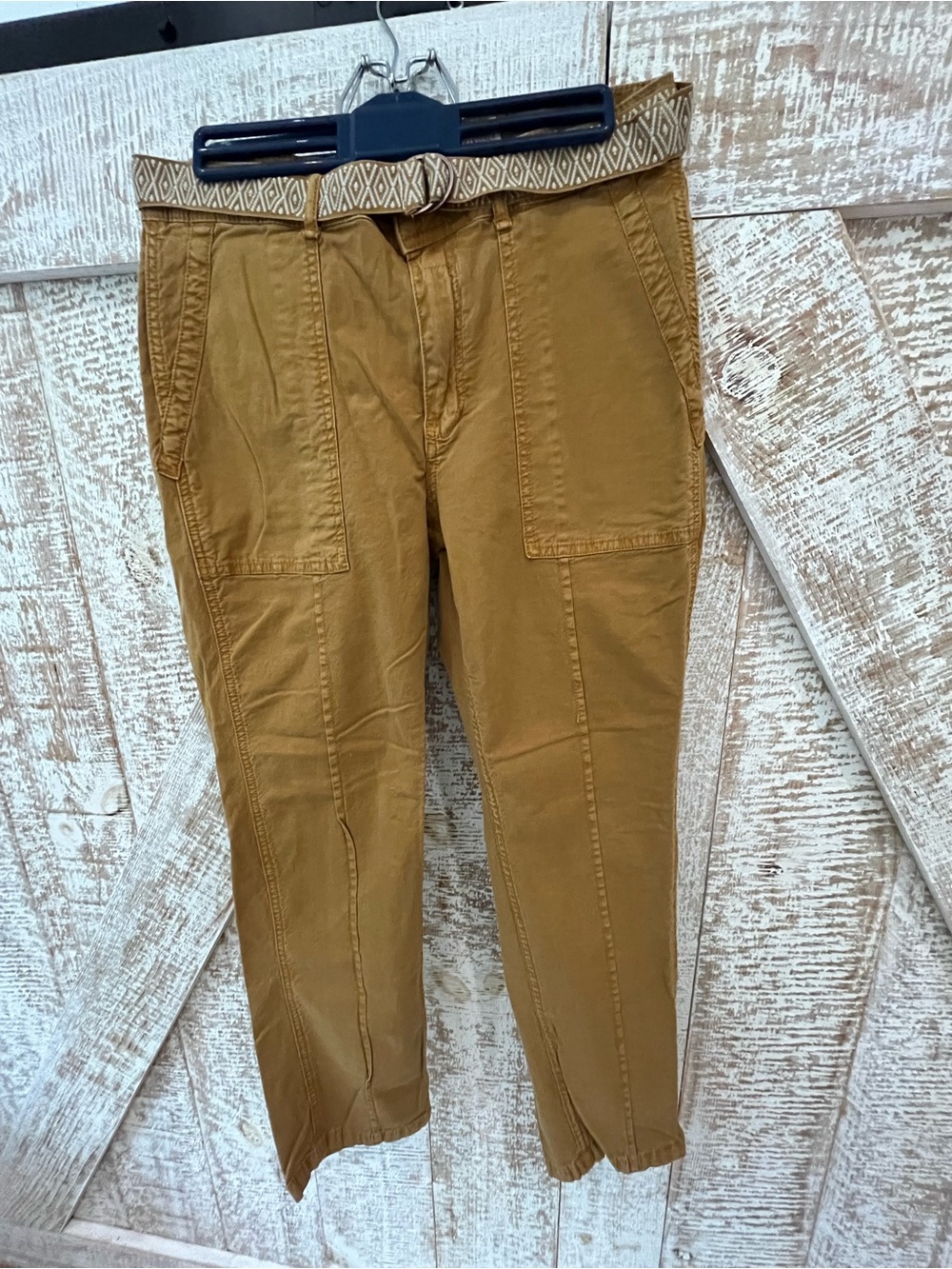 Anthropologie Women’s Brown Cotton “Wanderer” Pants Sz 29 NWOT